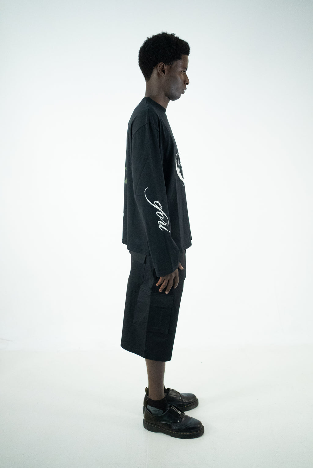 PANTALONCINI CARGO NERO