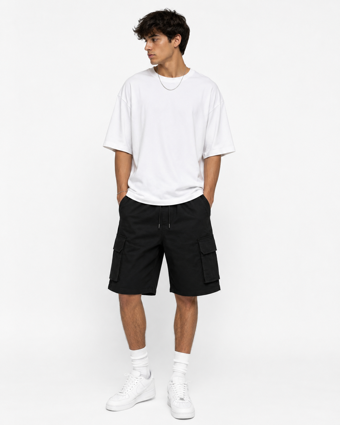 CARGO SHORTS BLACK