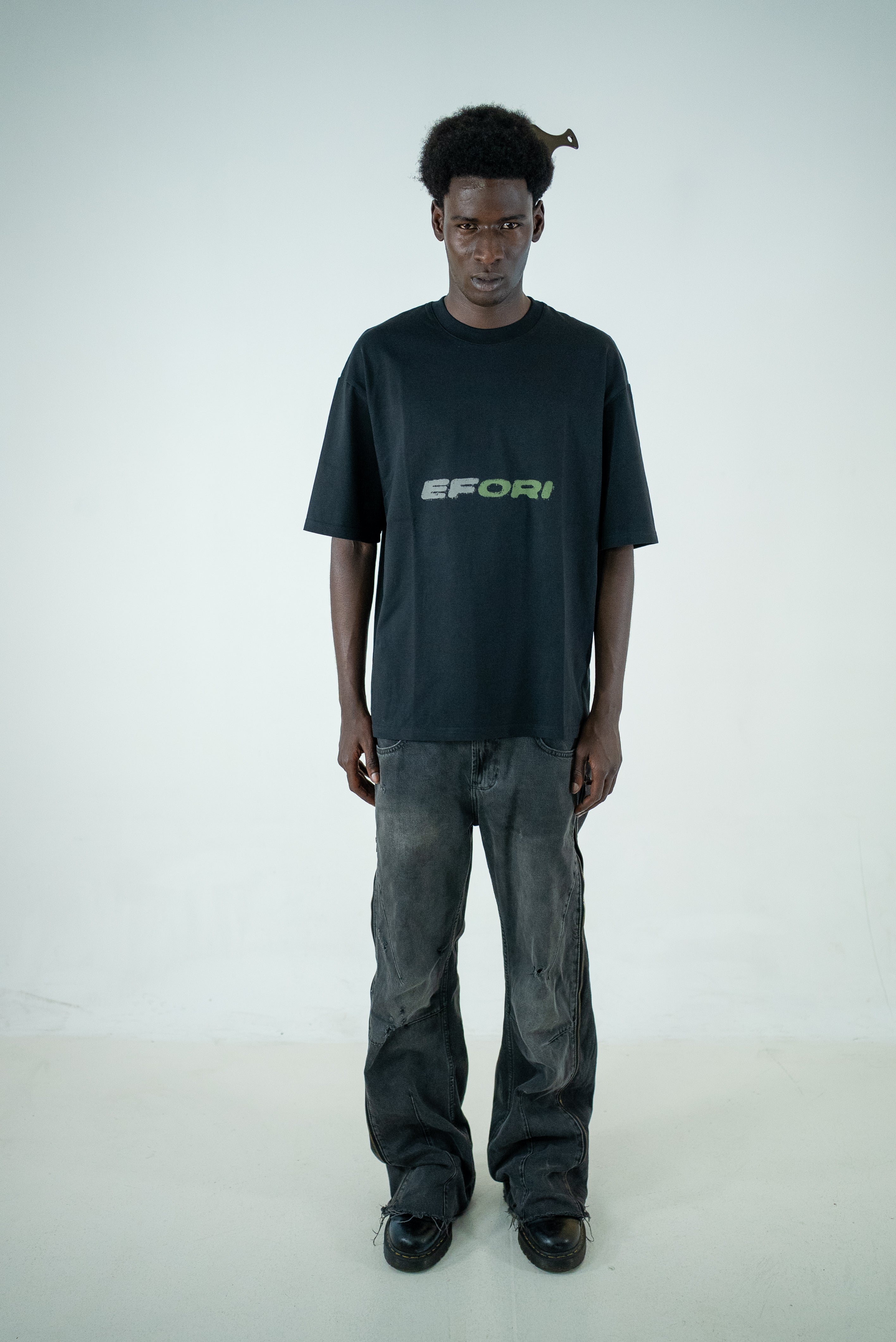 T-SHIRT OVERSIZE NERA